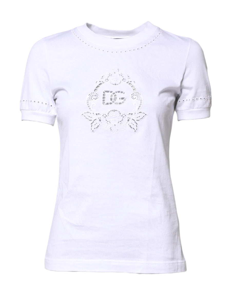 Dolce & Gabbana 100% Cotton t-shirt in white