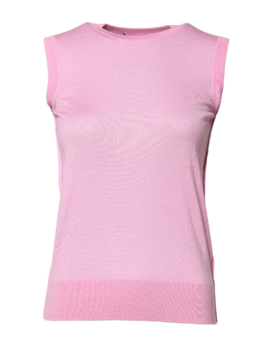 Dolce & Gabbana 100% Cashmere tank top in pink