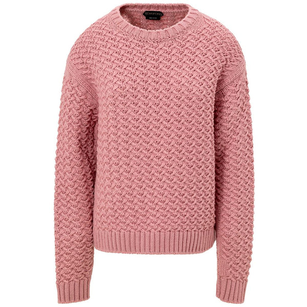 Tom Ford 100% virgin wool sweater in pink