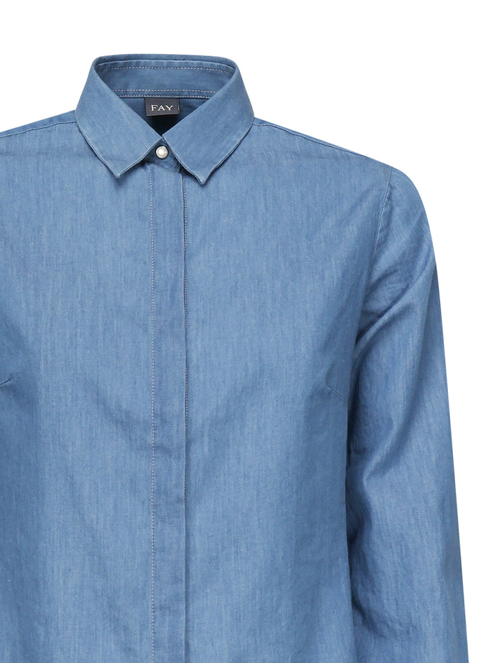 Fay Shirts White Cotton