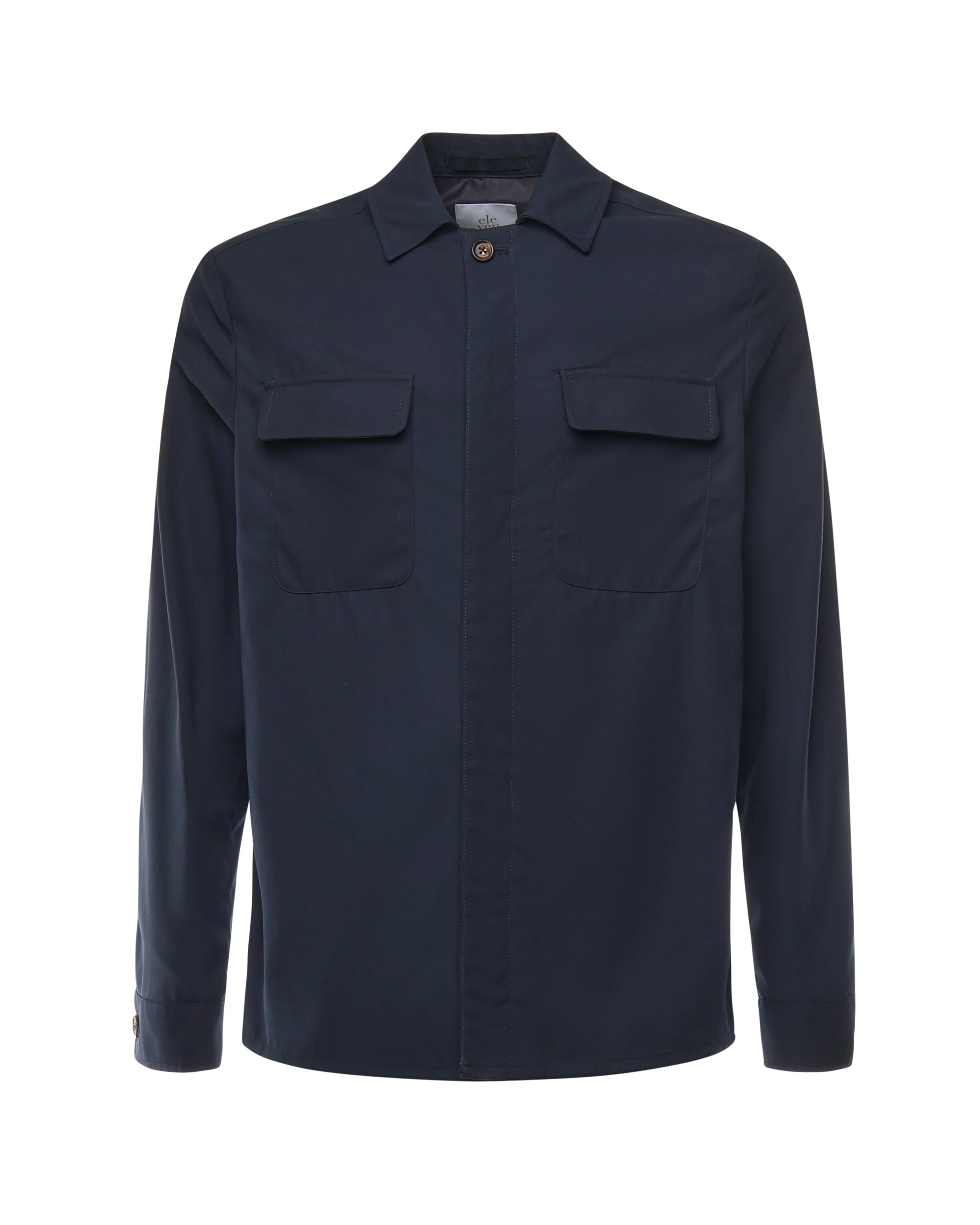 Eleventy Shirts Blue Cotton