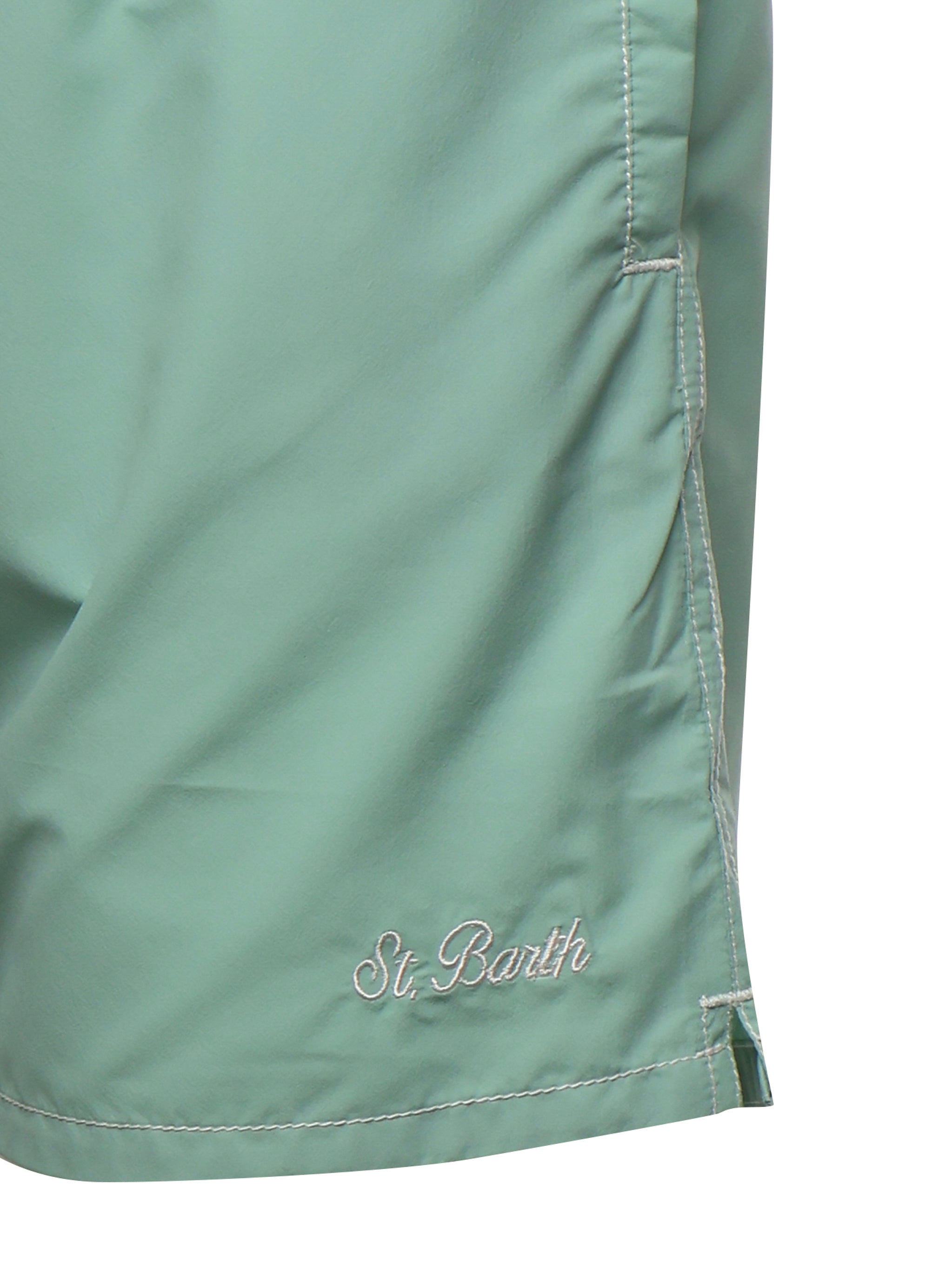 Mc2 Saint Barth Sea Clothing Sage Green Polyester