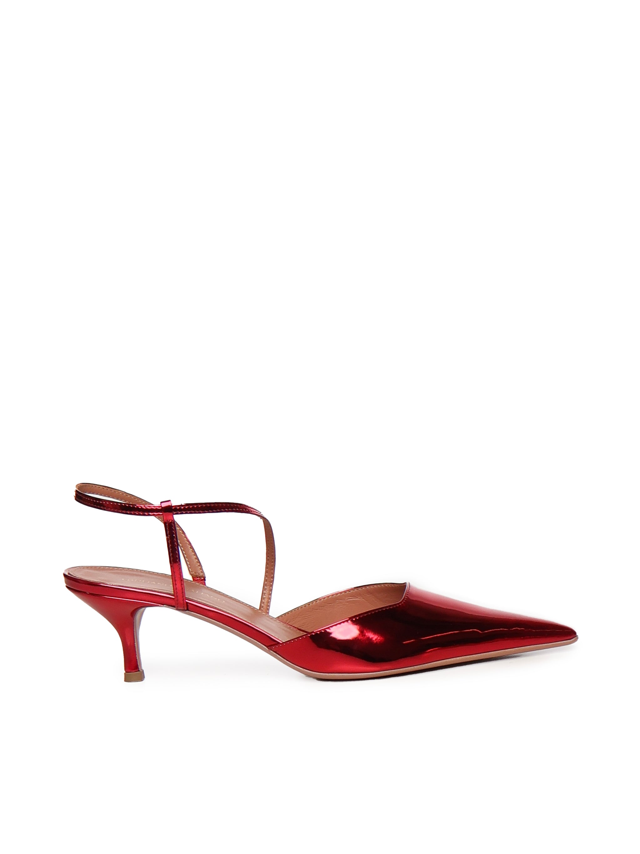 Giuliano Galiano With Heel Red Patent Leather