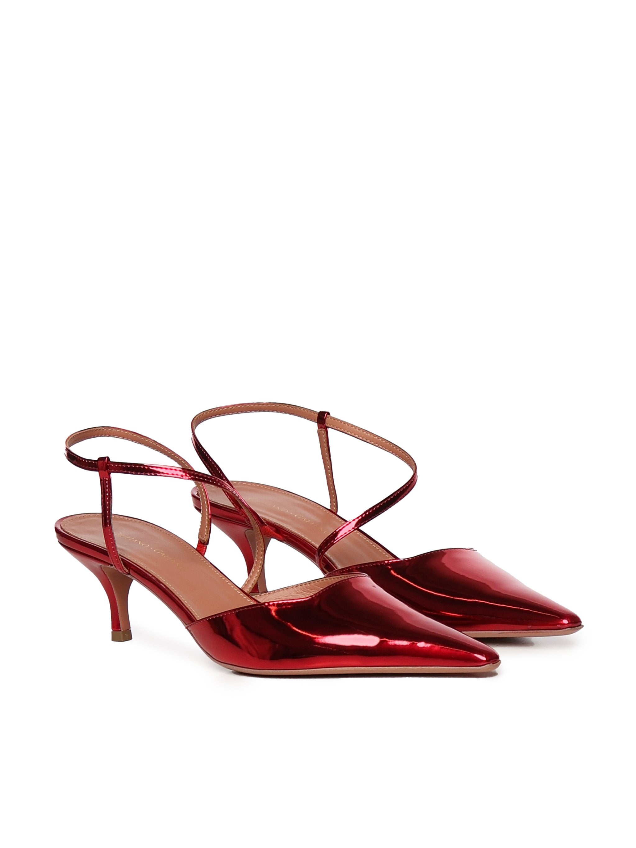 Giuliano Galiano With Heel Red Patent Leather