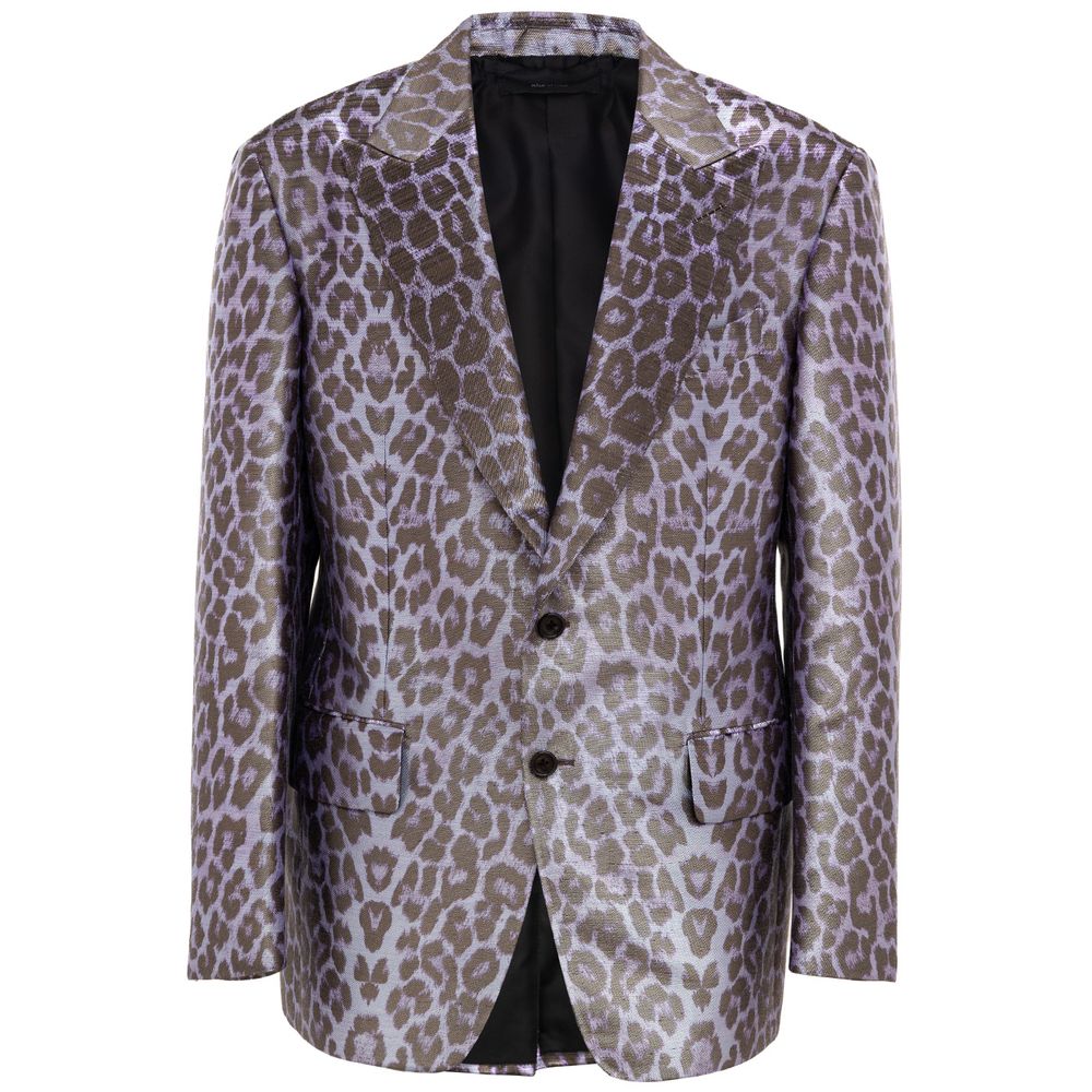 Tom Ford 49% viscose blazer in purple