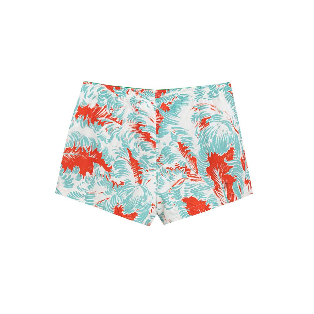 Bottega Veneta 100% Polyamide swim shorts in white — view 2
