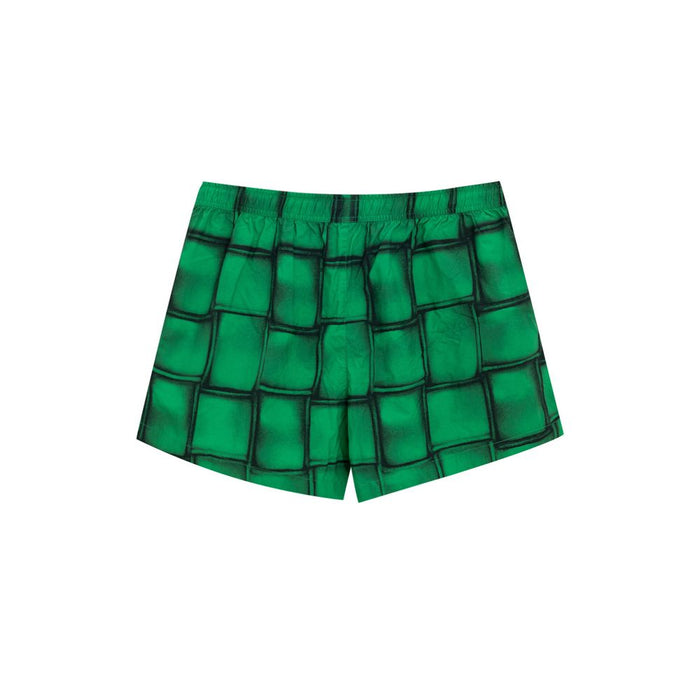 Bottega Veneta 100% Polyamide swim shorts in green — view 2