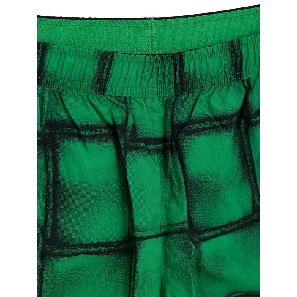 Bottega Veneta 100% Polyamide swim shorts in green — view 3