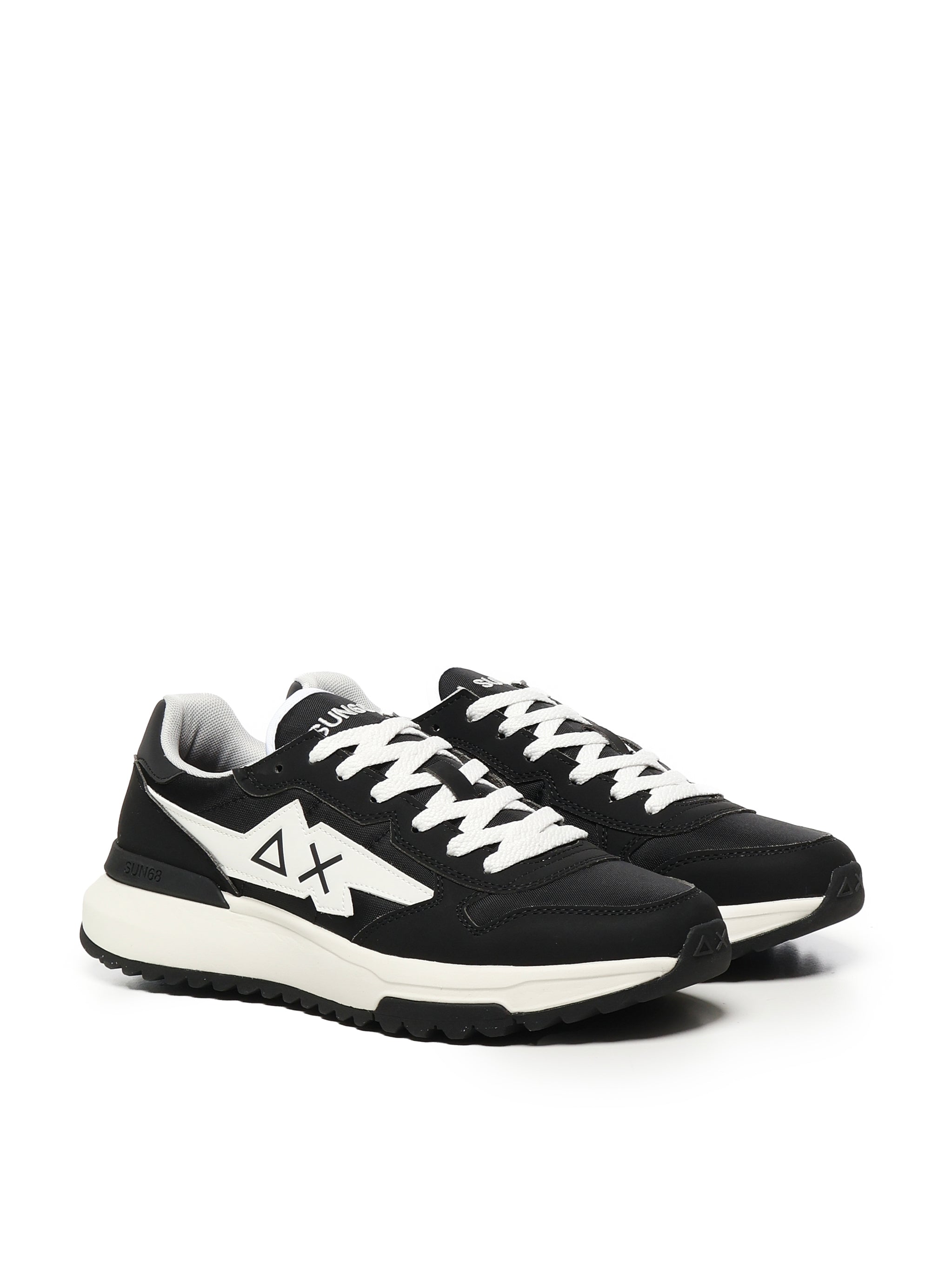 Sun 68 Sneakers Black Polyurethane Textile