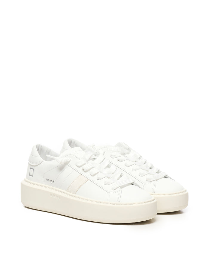 D.a.t.e. Sneakers White Calfskin