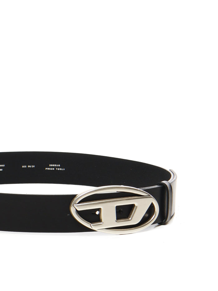 Diesel Belts Black Cowskin