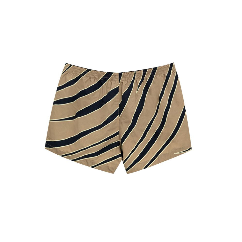 Bottega Veneta 100% Polyamide swim shorts in beige — view 2