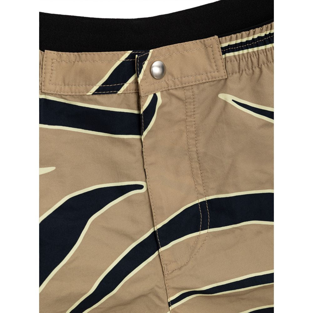 Bottega Veneta 100% Polyamide swim shorts in beige — view 3