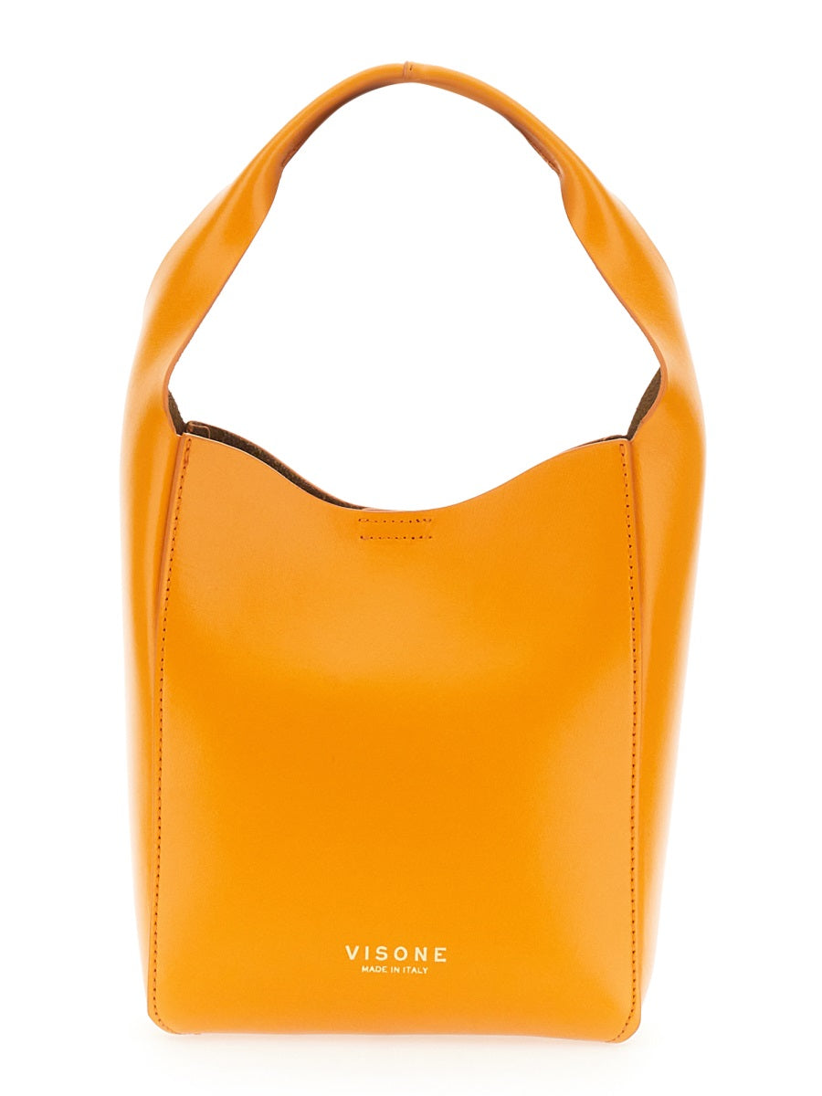 Elizabeth Tote Bag Beige Leather Shoulder