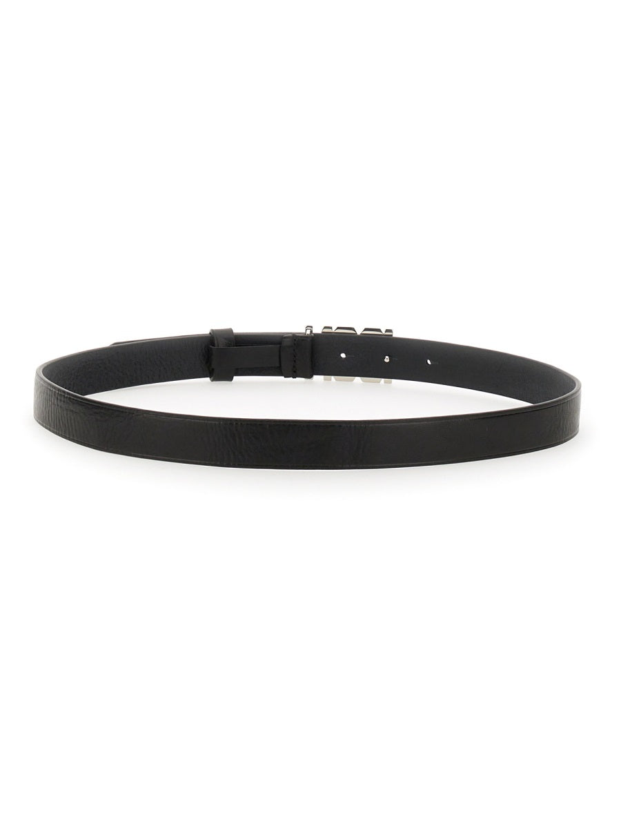 Leather Belt Black Cow