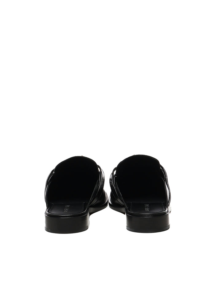 Bottega Veneta Flat Shoes Black Calfskin