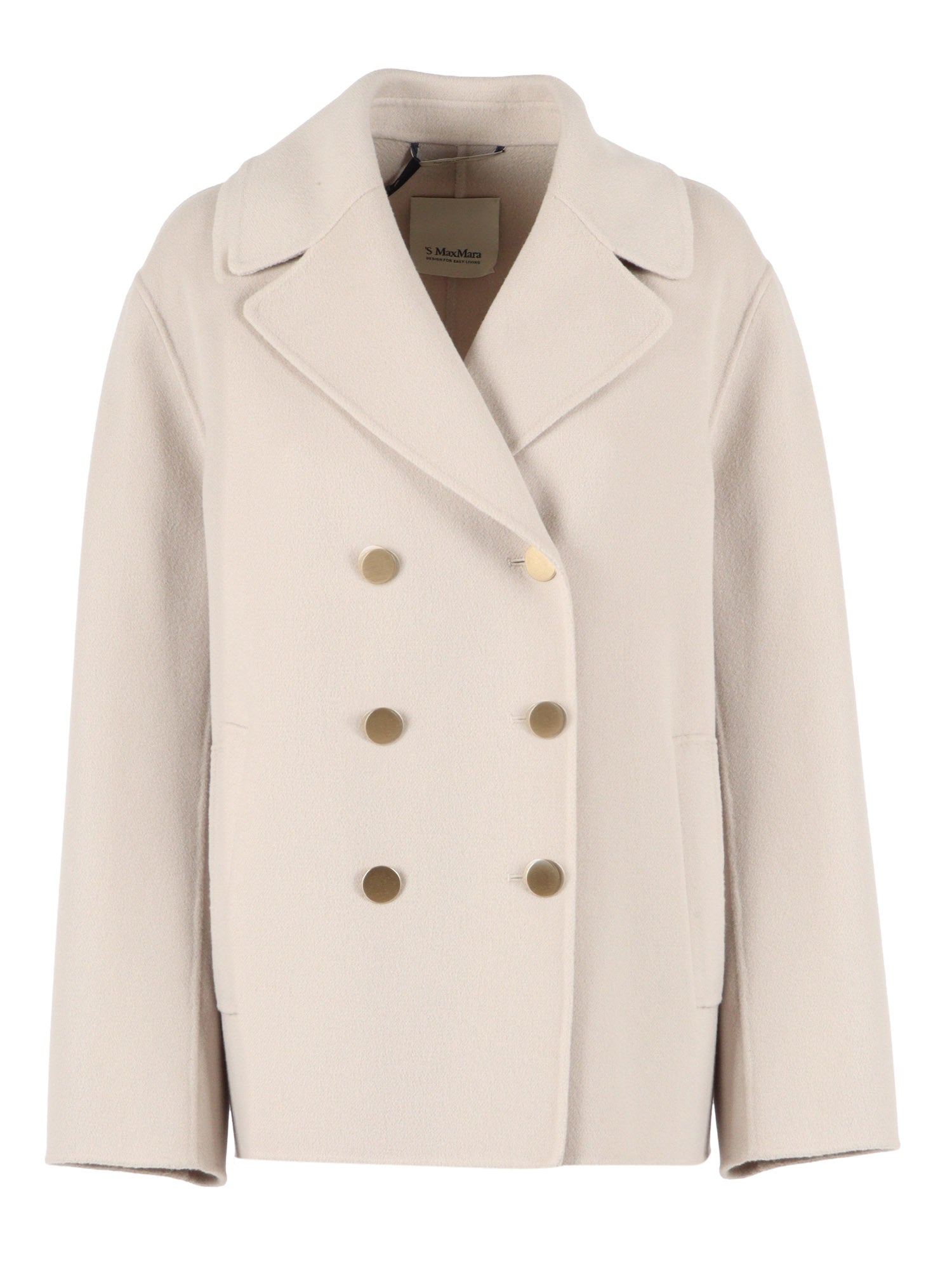 JACKET Beige Virgin Wool Lining Silk
