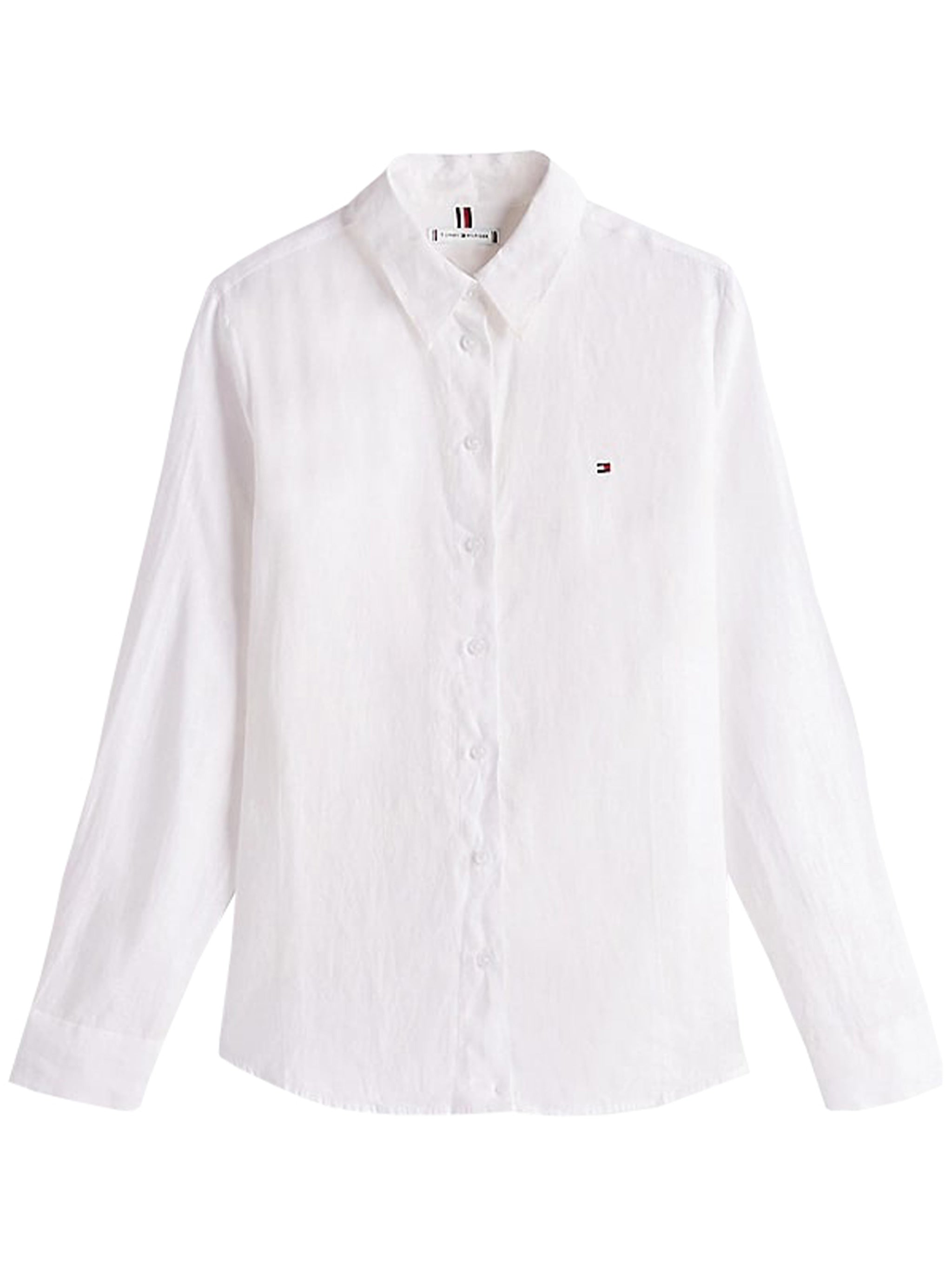 Linen Relaxed Ls Shirt White Linen/flax | Camicia