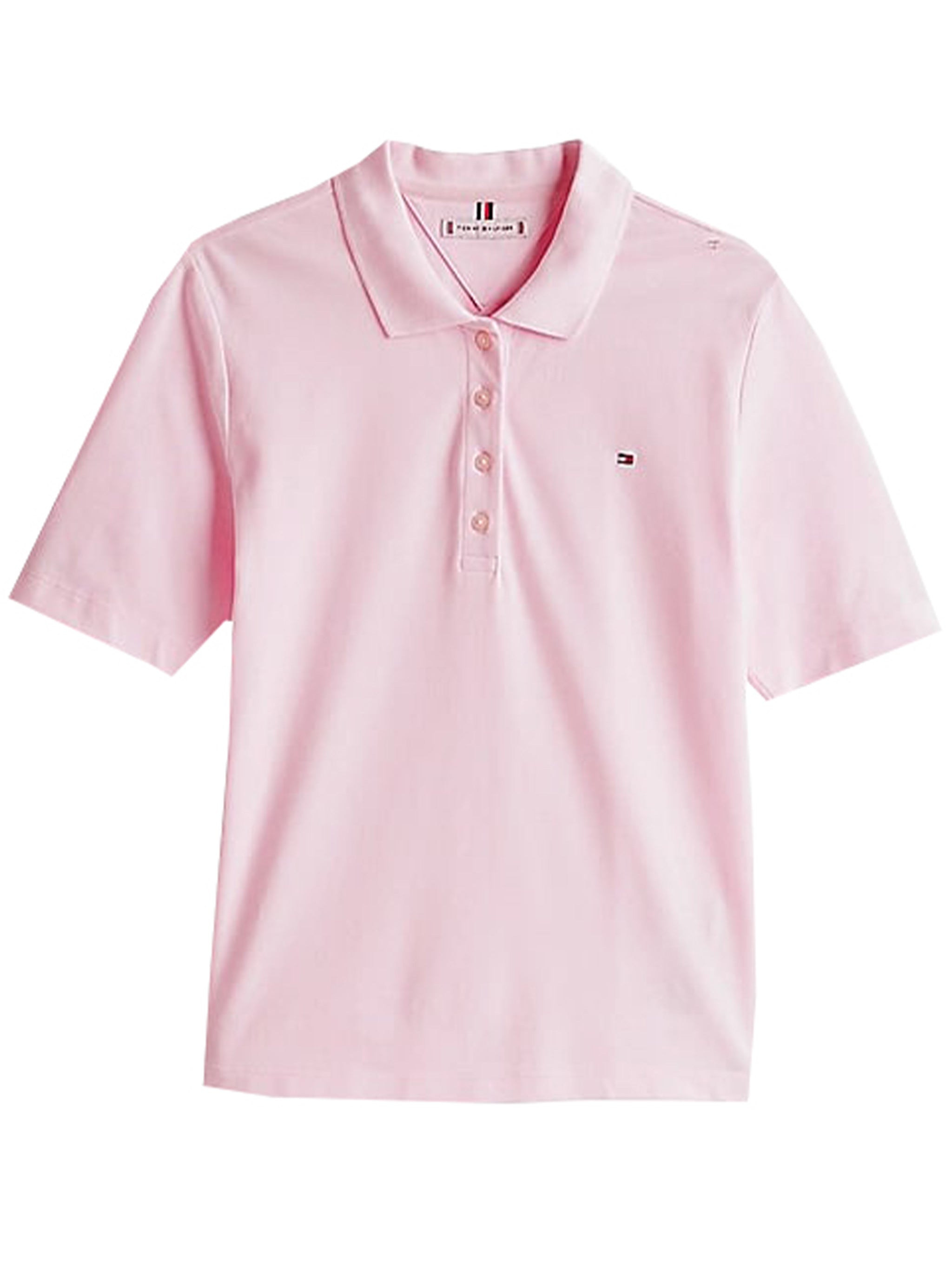 Reg Pique Polo Pink & Purple