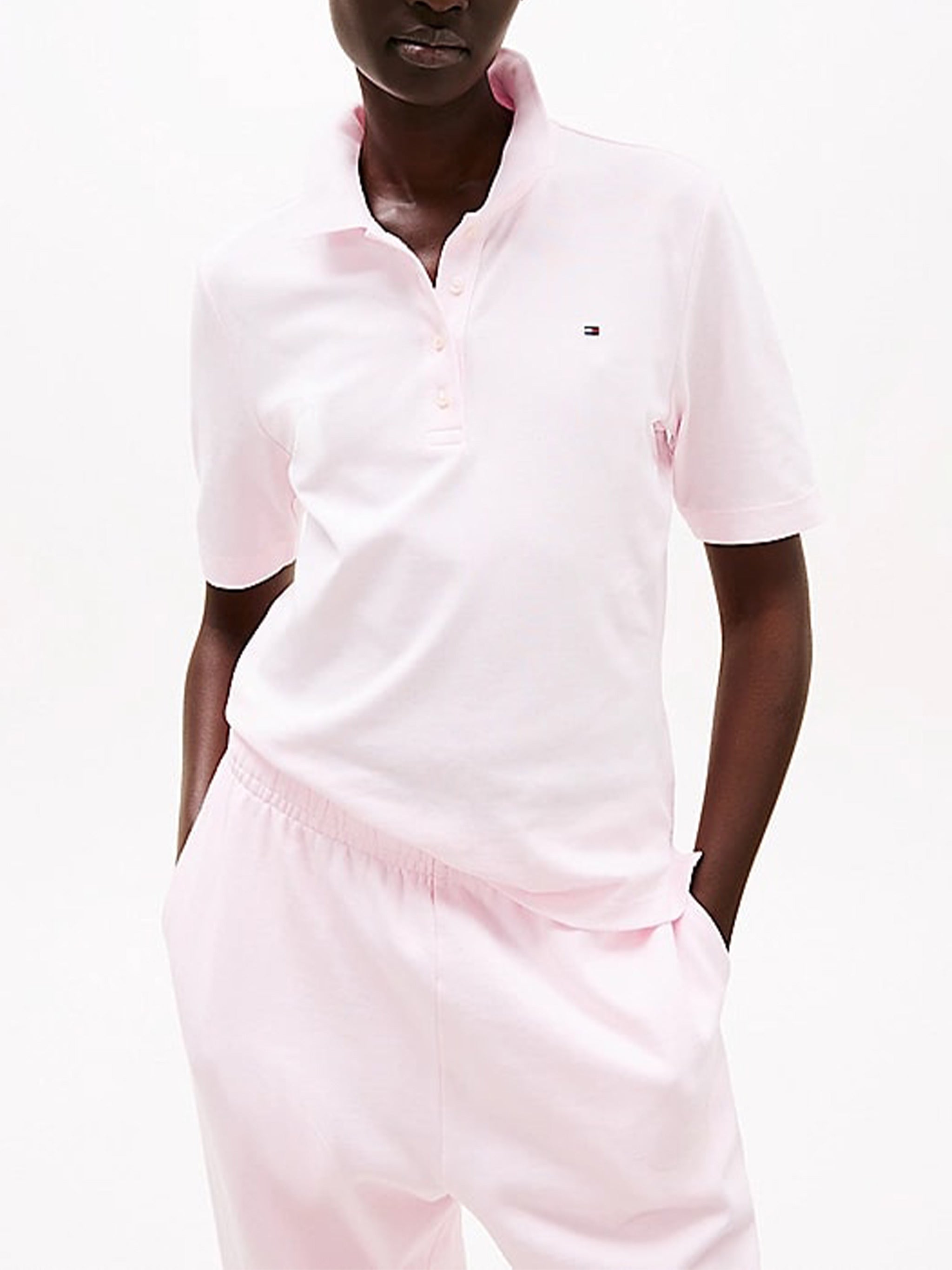 Reg Pique Polo Pink & Purple