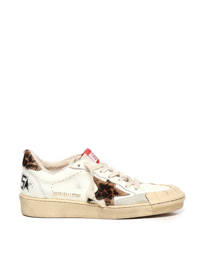 Golden Goose Sneakers Beige Cowskin Polyamide Rubber