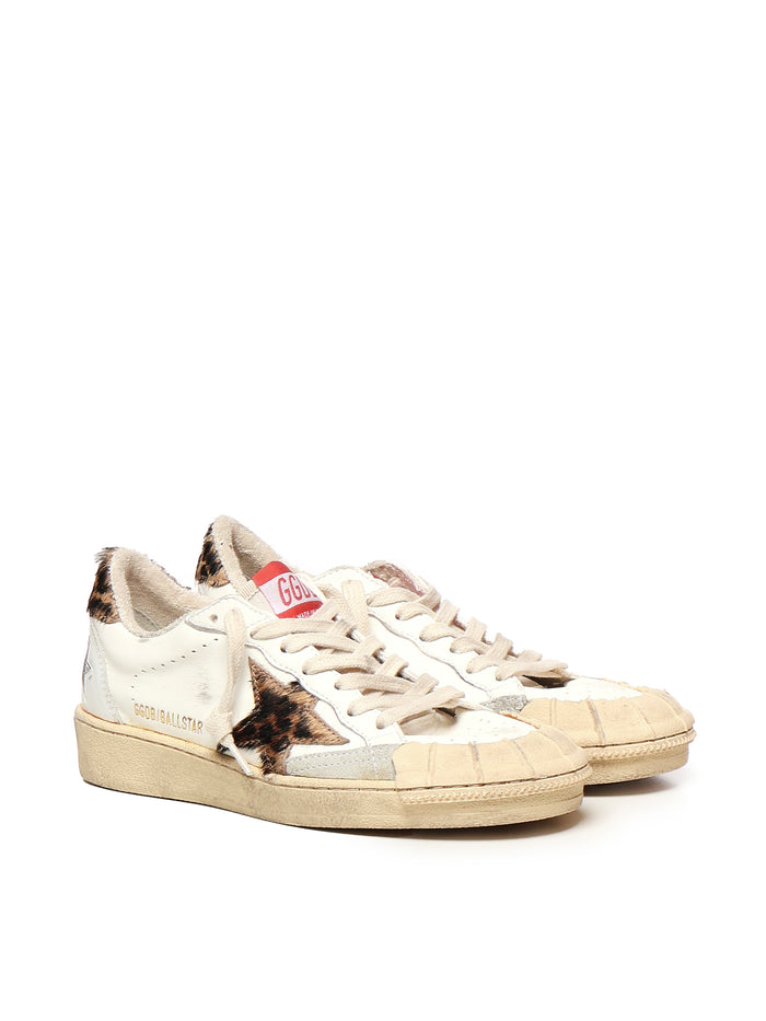 Golden Goose Sneakers Beige Cowskin Polyamide Rubber