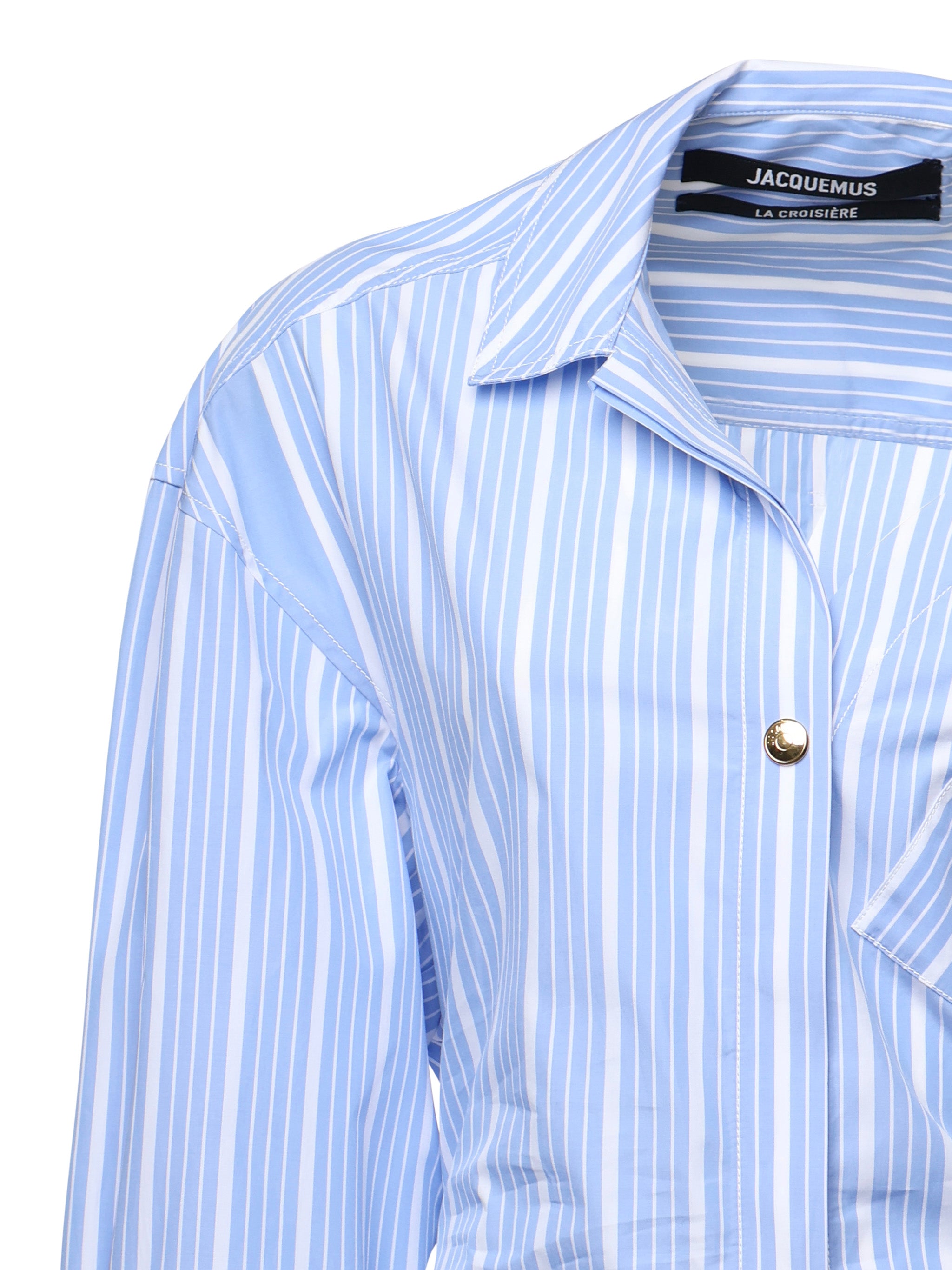 Jacquemus Dresses Blue, White Cotton
