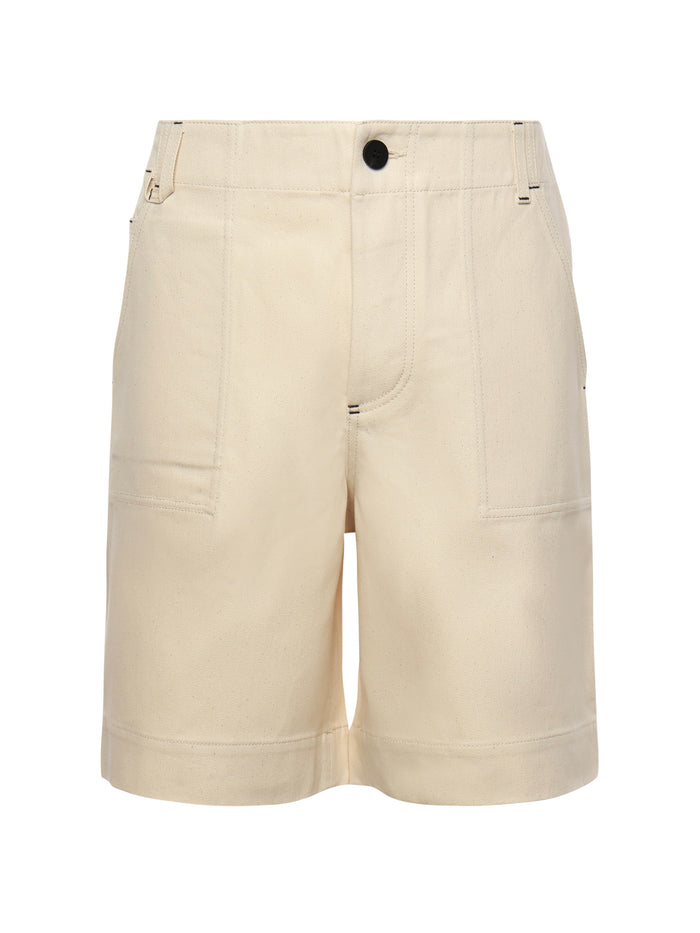Jacquemus Shorts Off-white Cotton