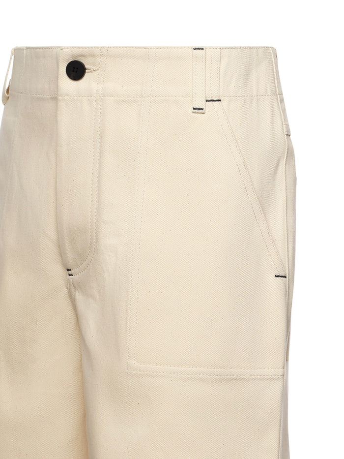 Jacquemus Shorts Off-white Cotton