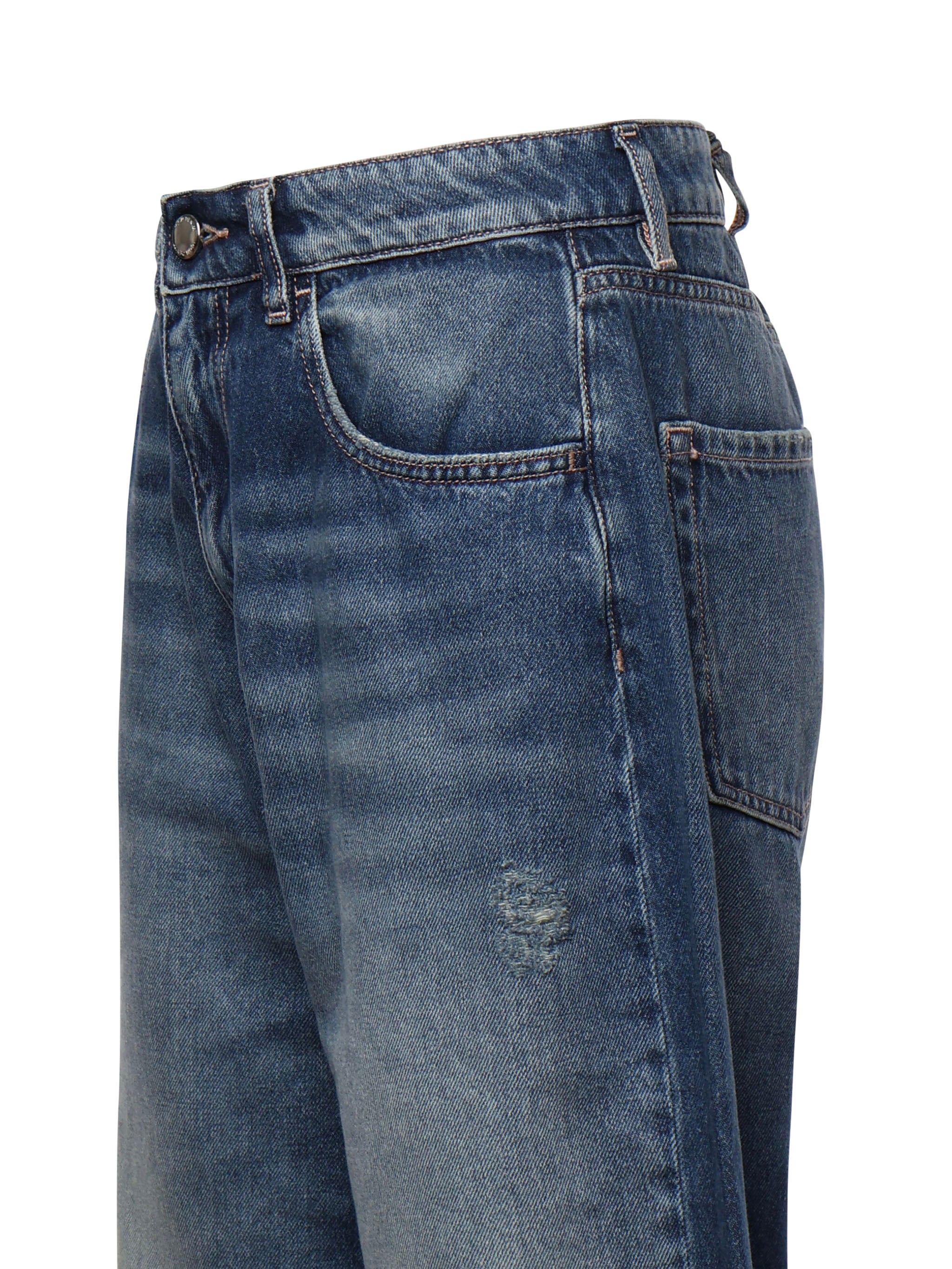 ICON DENIM Jeans Blue Cotton