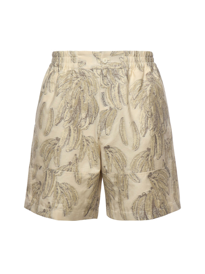 Jacquemus Shorts Beige Cotton