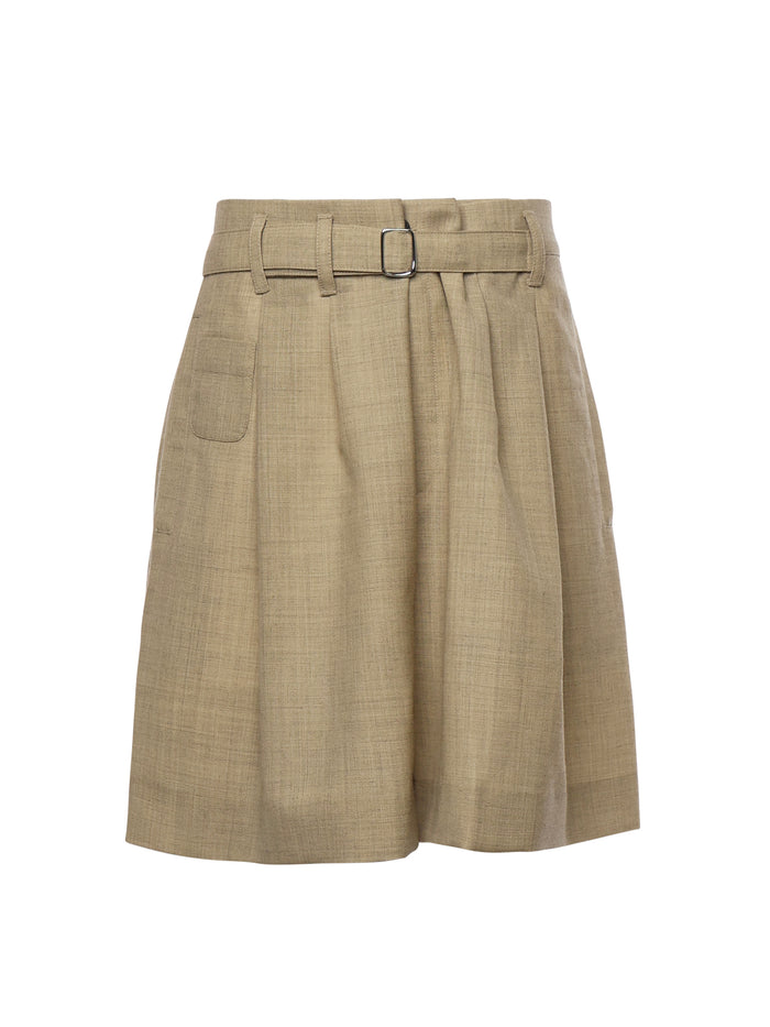 Jacquemus Shorts Beige Wool