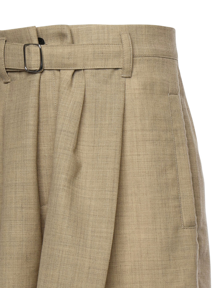 Jacquemus Shorts Beige Wool