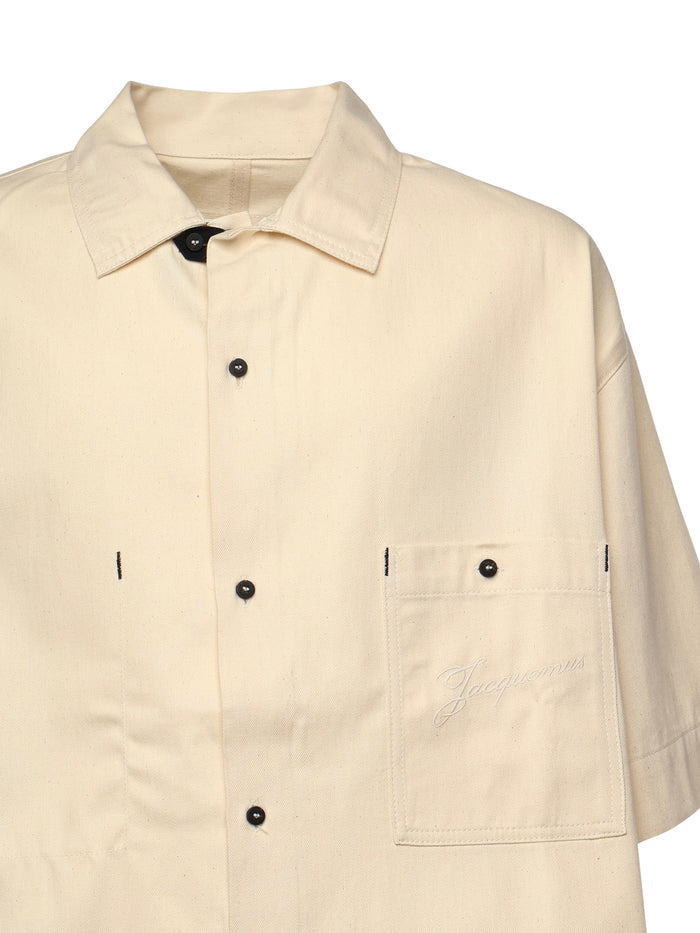 Jacquemus Shirts Off-white Cotton