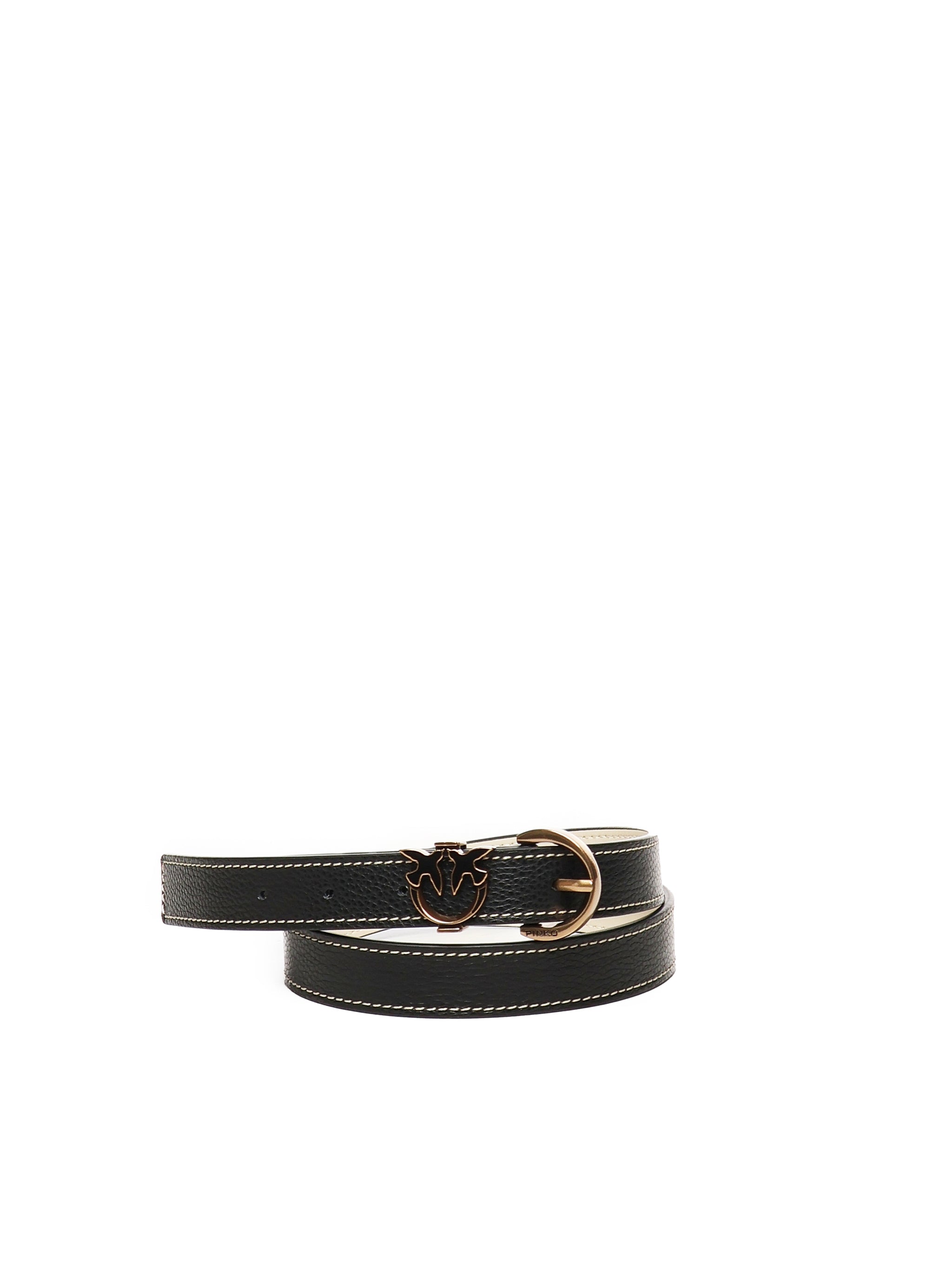 Pinko Belts Black Cowskin