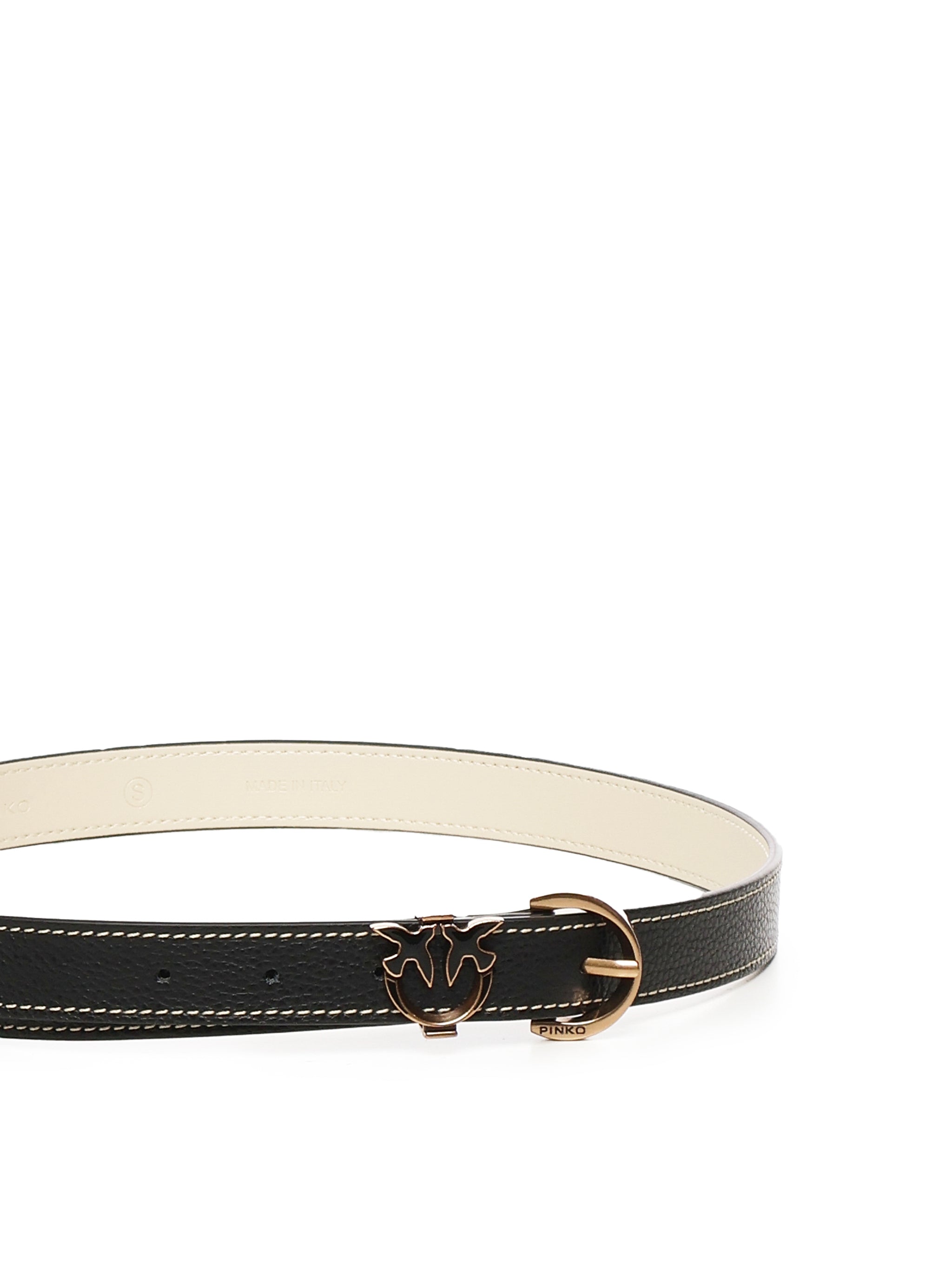 Pinko Belts Black Cowskin