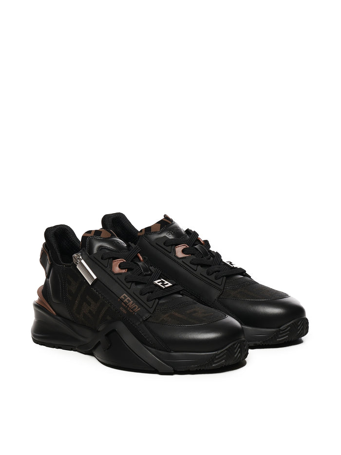 Fendi Sneakers Brown, Black Polyamide