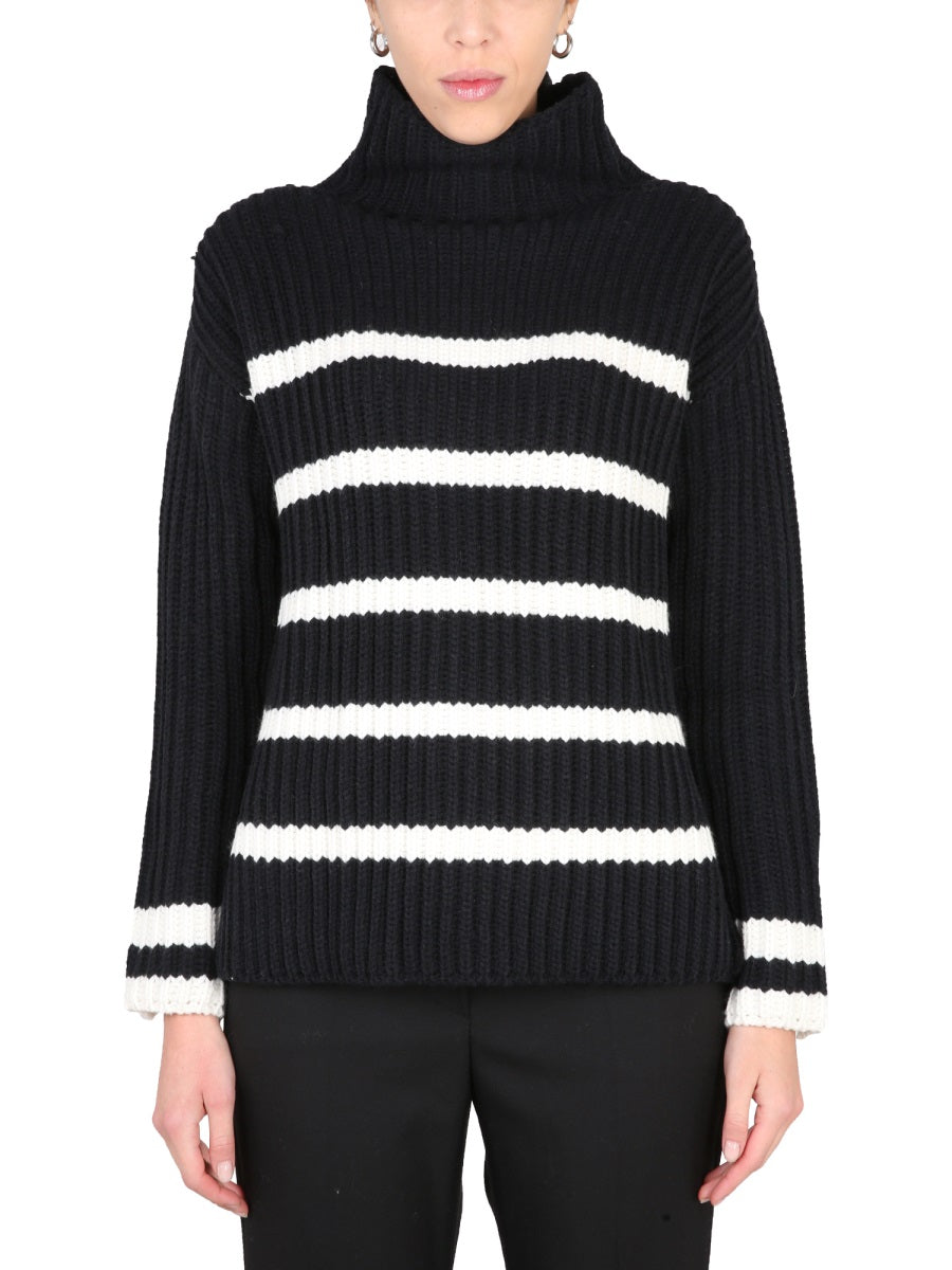 Turtleneck Shirt Black Null Jumpers