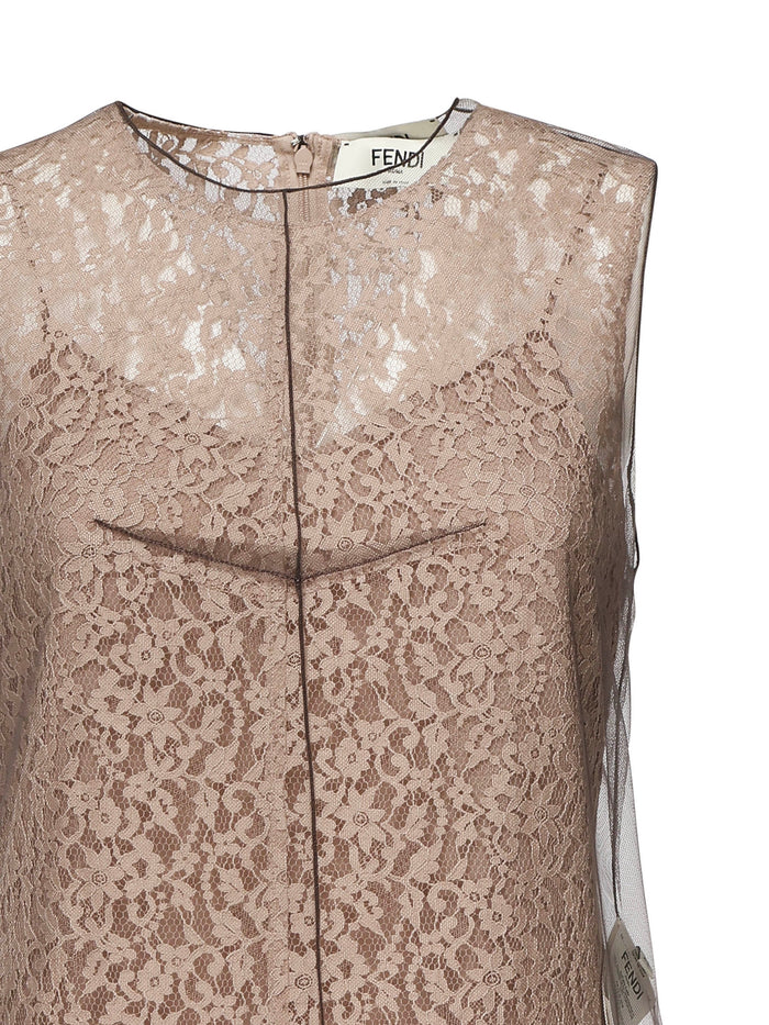 Fendi Dresses Pink Cotton