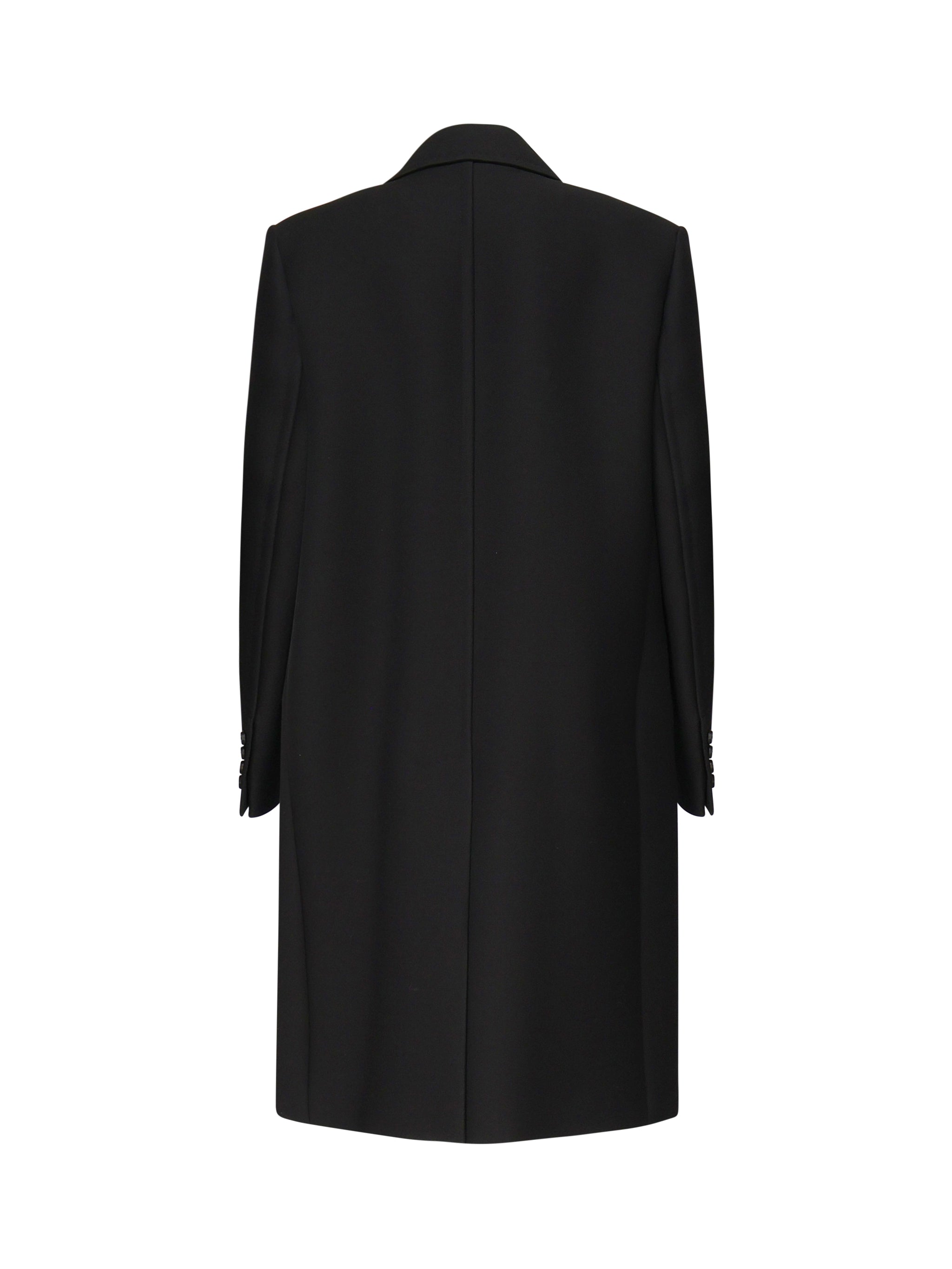 Max Mara Coats Black Virgin Wool
