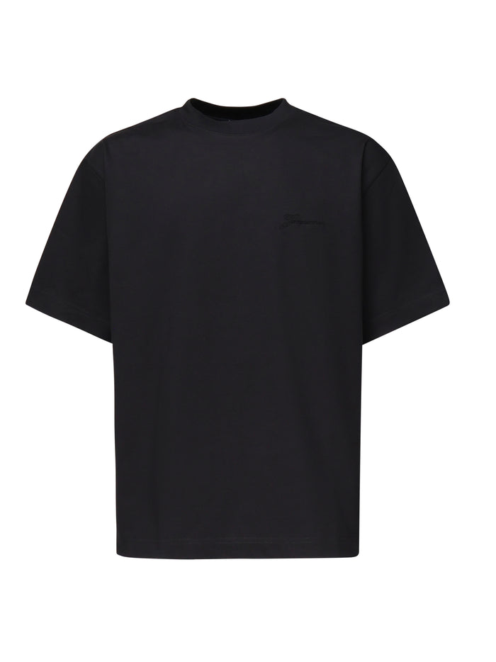 Jacquemus T-Shirts And Polos Black Cotton