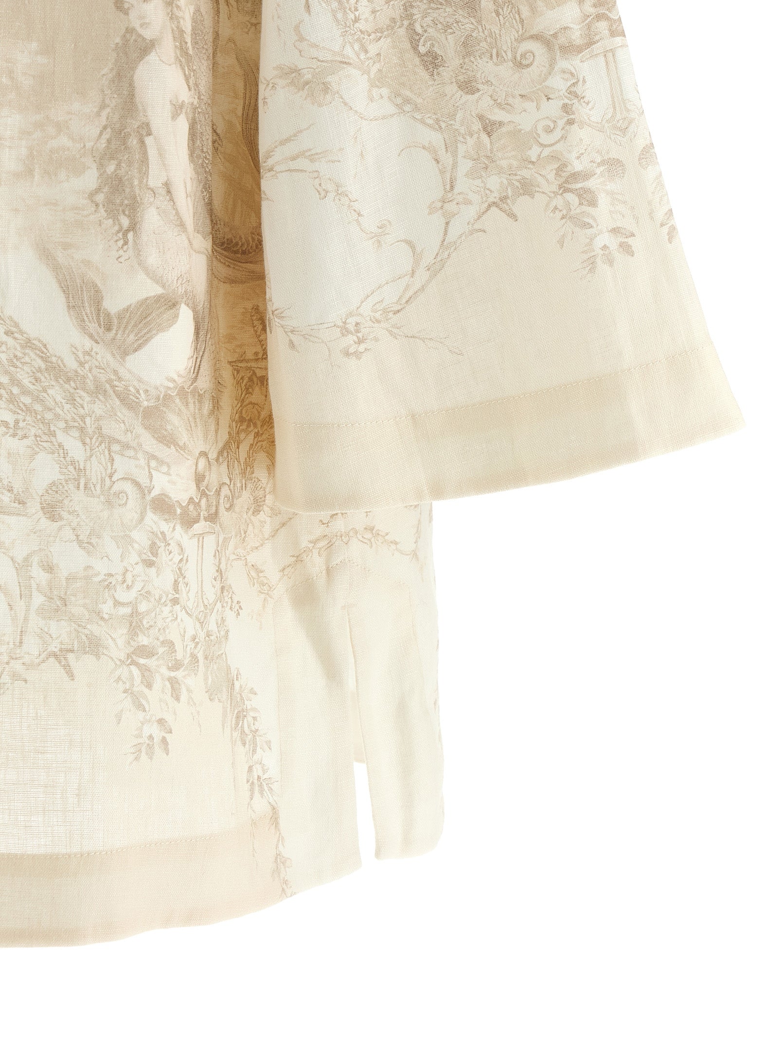 Tunic dress Beige Linen