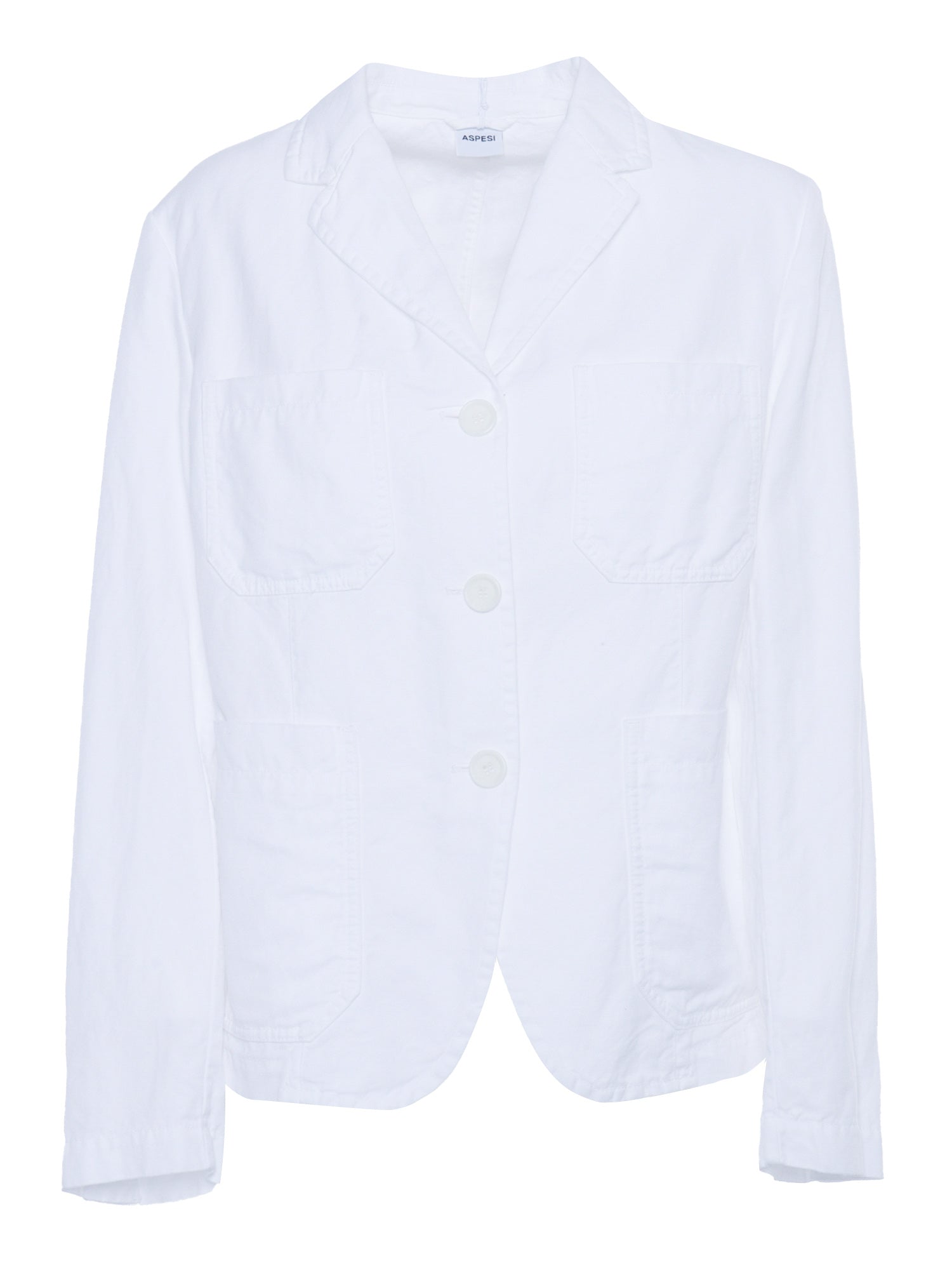 White blazer Cotton Linen Jacket