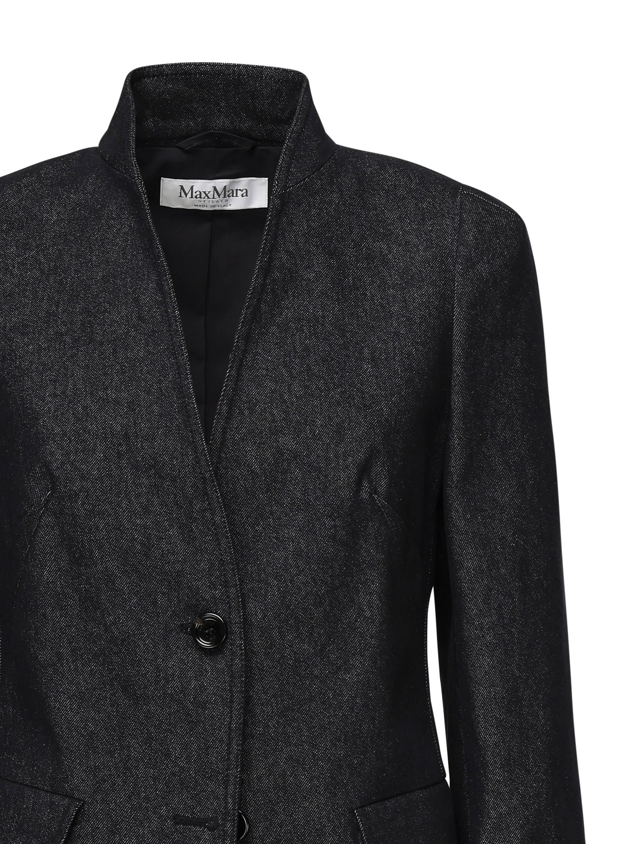 Max Mara Jackets Blue Cotton