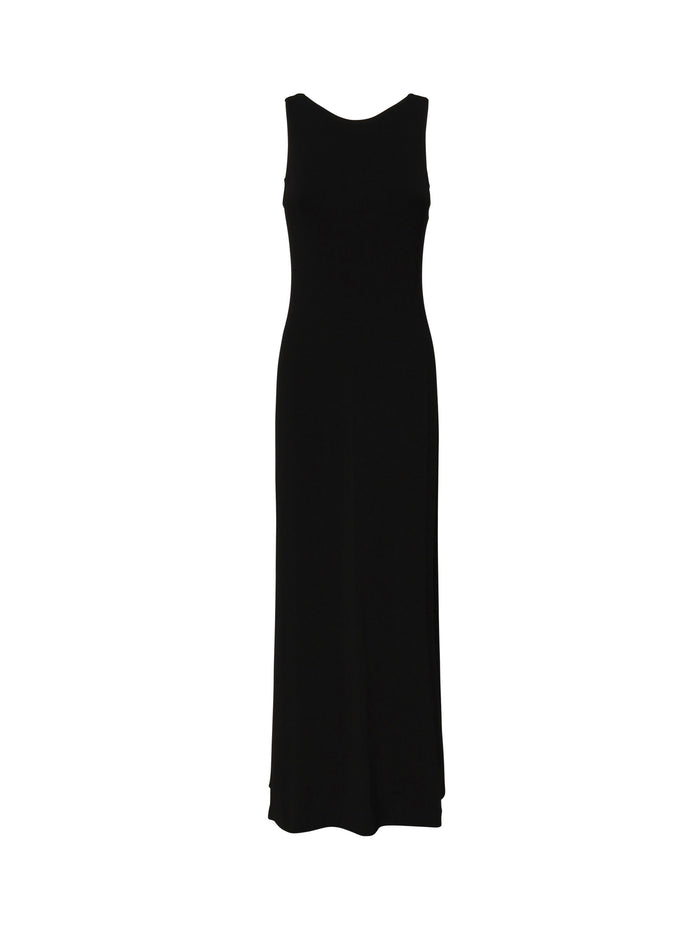 Max Mara Dresses Black A Maglia Viscosa
