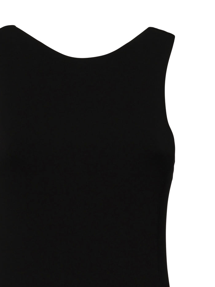 Max Mara Dresses Black A Maglia Viscosa