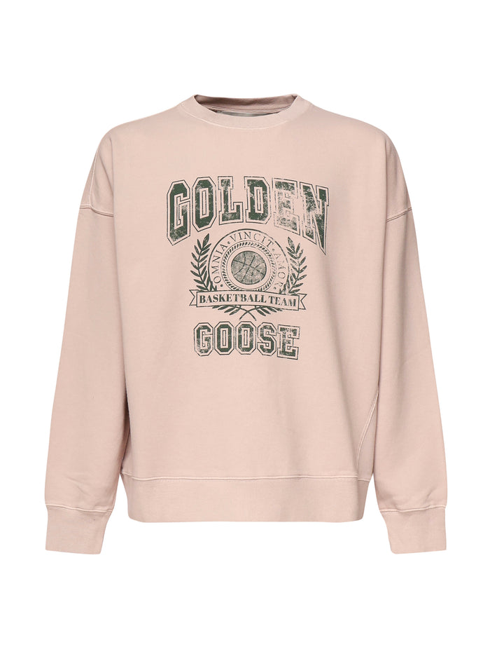 Golden Goose Sweaters Pink Cotton