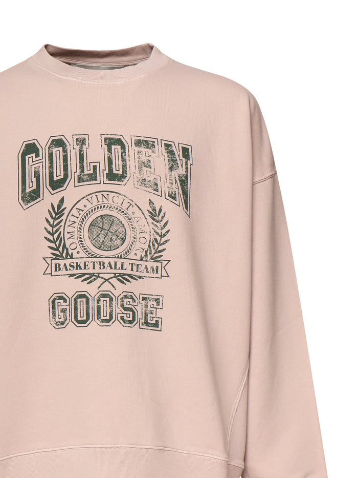 Golden Goose Sweaters Pink Cotton