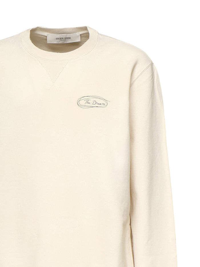 Golden Goose Sweaters Beige Cotton