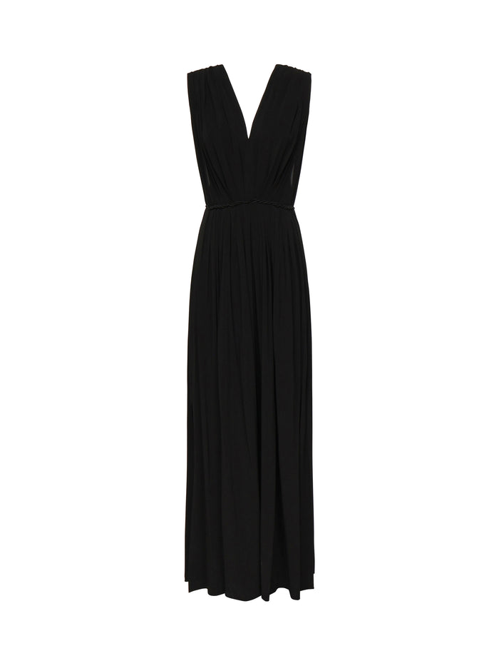 Max Mara Dresses Black A Maglia Viscosa